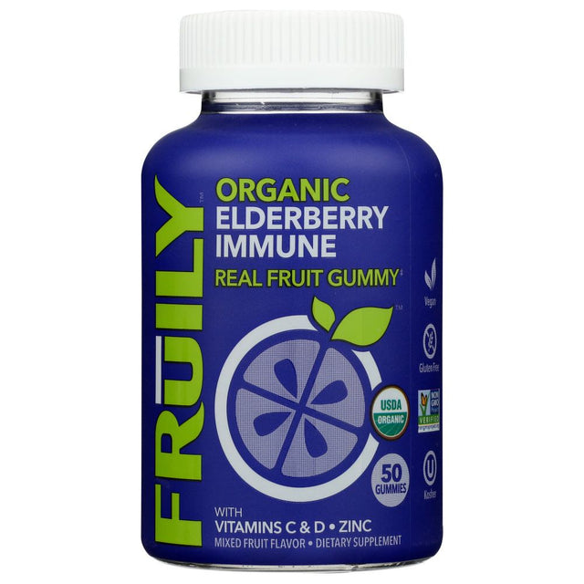 FRUILY: Elderberry Immune Gummy, 50 ea - #tag1# - #tag2#