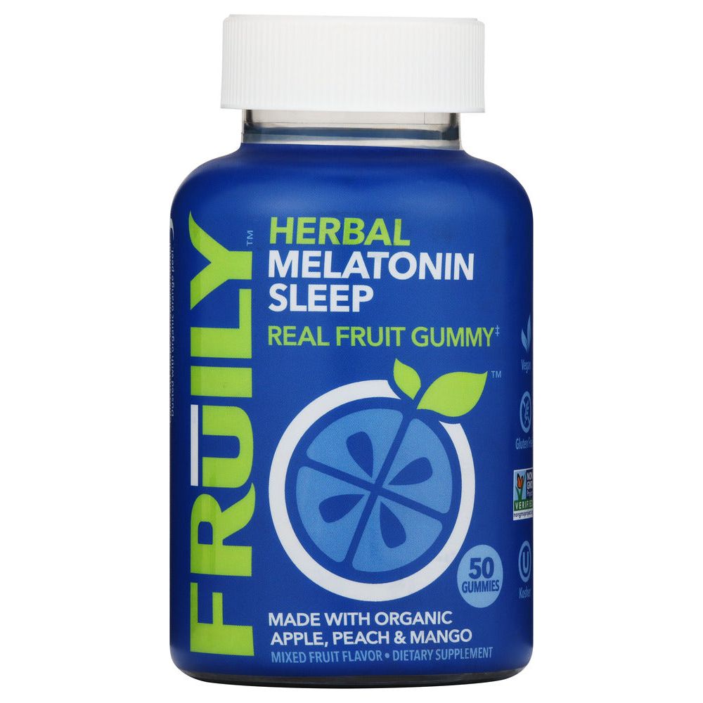 FRUILY: Herbal Melatonin Sleep Gummy, 50 ea - #tag1# - #tag2#