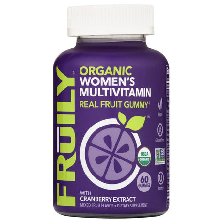 FRUILY: Organic Womens Multivitamin Gummy, 60 ea - #tag1# - #tag2#