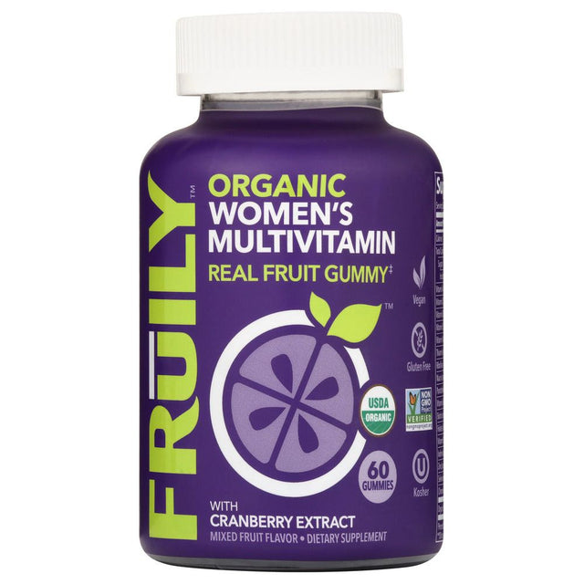 FRUILY: Organic Womens Multivitamin Gummy, 60 ea - #tag1# - #tag2#