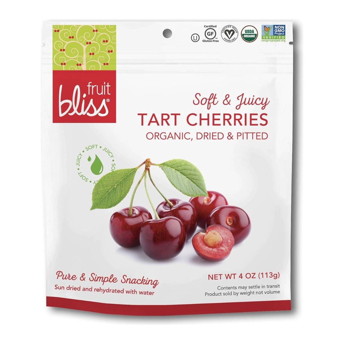 FRUIT BLISS: Organic Tart Cherries, 4 oz - Sunshine Co Op. - #tag1# - #tag2# - #tag3# - #tag4#