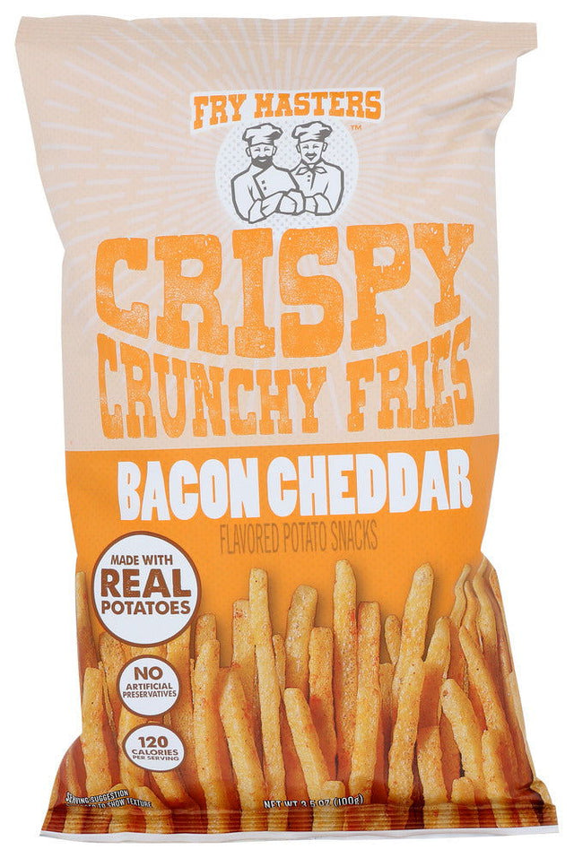 FRY MASTERS: Snack Fries Bacon Cheddr, 3.5 oz - #tag1# - #tag2#