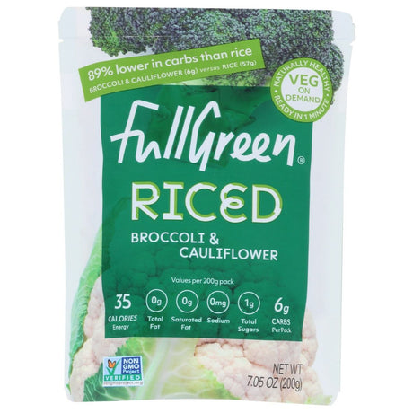 FULLGREEN: Riced Broccoli and Cauliflower, 7.05 oz - #tag1# - #tag2#