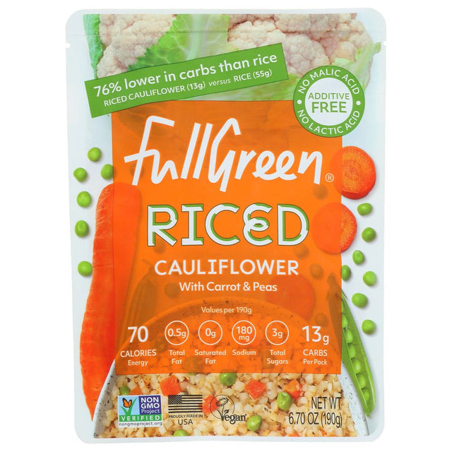 FULLGREEN: Riced Cauliflower Pea Carrot, 6.7 oz - #tag1# - #tag2#