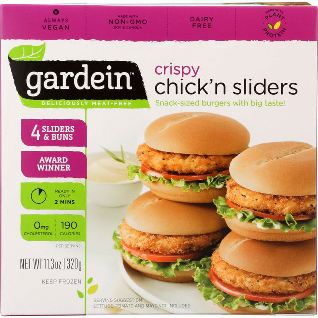 GARDEIN: Crispy Chick'n Sliders Mini Delights, 11.3 oz - #tag1# - #tag2#