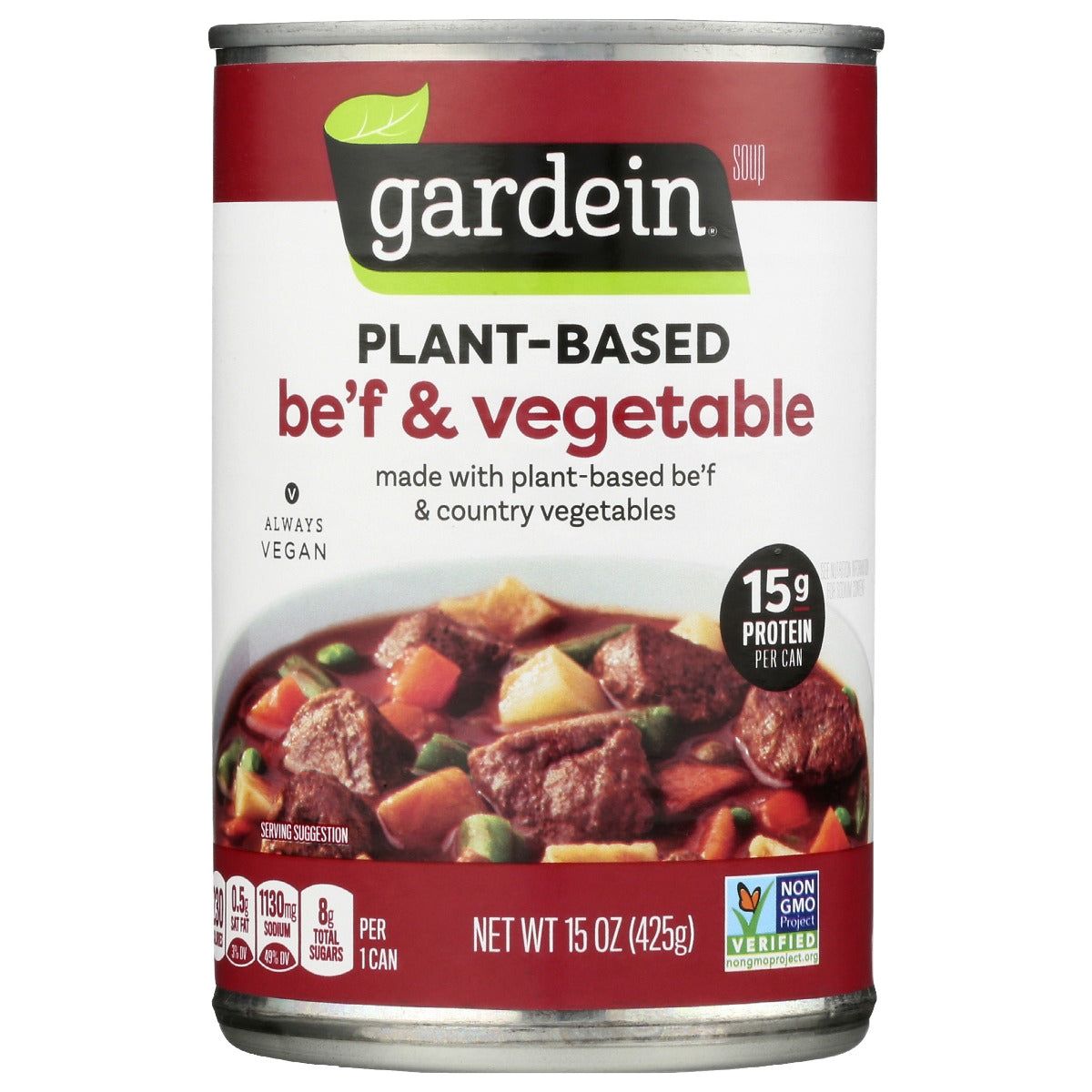 GARDEIN: Soup Beef Vegetable, 15 oz - #tag1# - #tag2#