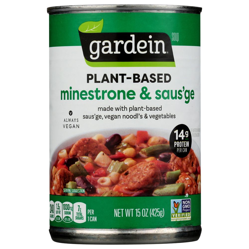 GARDEIN: Soup Minestrone Sausage, 15 oz - #tag1# - #tag2#