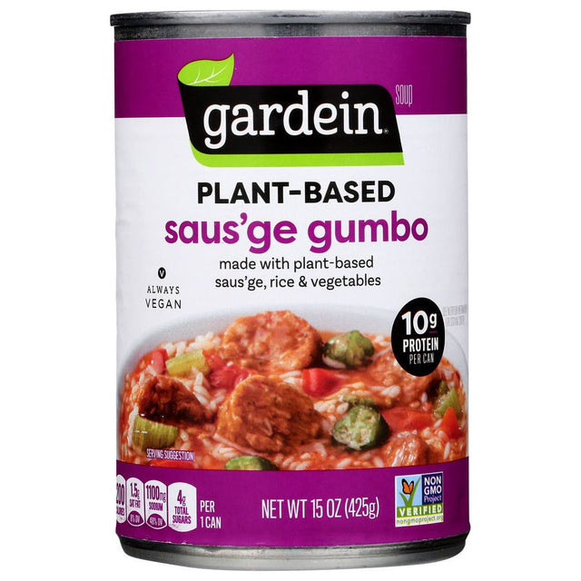 GARDEIN: Soup Sausage Gumbo, 15 oz - #tag1# - #tag2#