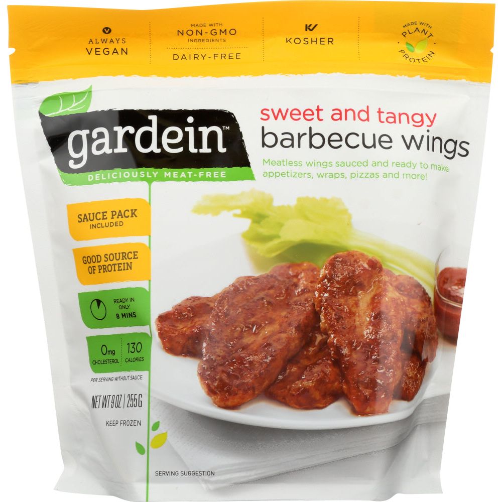 GARDEIN: Sweet and Tangy Barbecue Wings, 9 oz - #tag1# - #tag2#