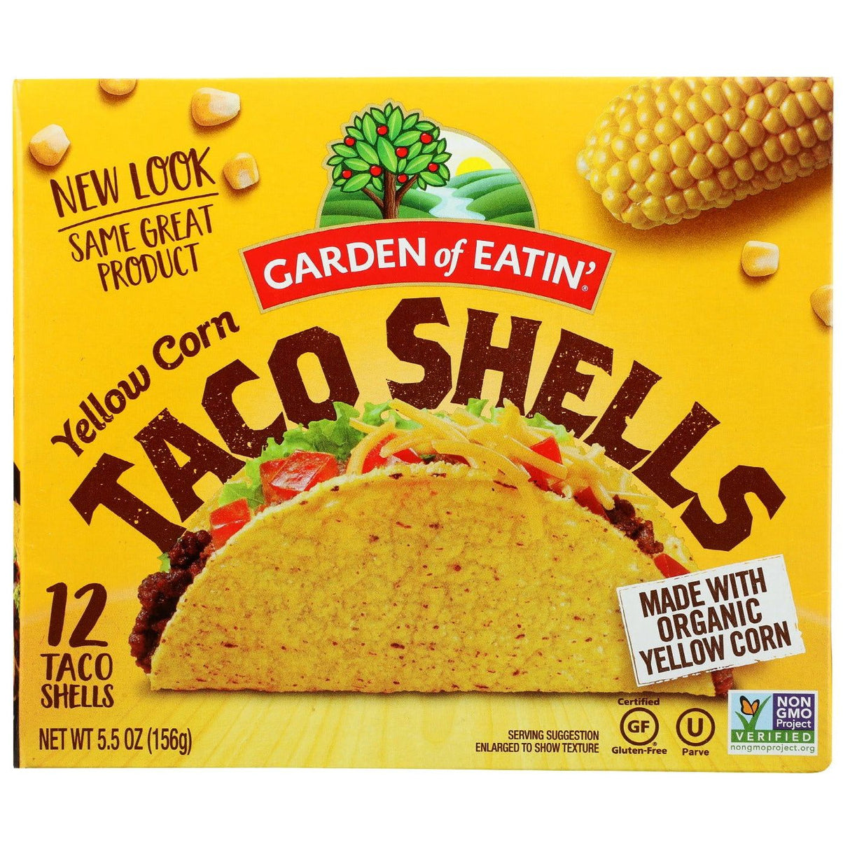 GARDEN OF EATIN: Yellow Taco Shells, 5.5 oz - Sunshine Co Op. - #tag1# - #tag2# - #tag3# - #tag4#