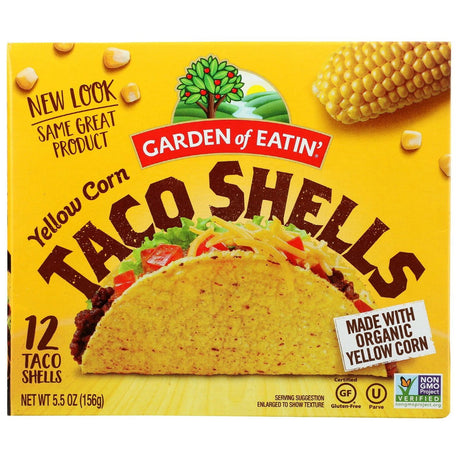 GARDEN OF EATIN: Yellow Taco Shells, 5.5 oz - Sunshine Co Op. - #tag1# - #tag2# - #tag3# - #tag4#