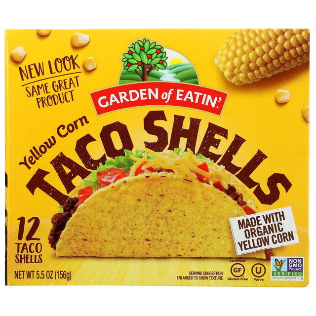 GARDEN OF EATIN: Yellow Taco Shells, 5.5 oz - Sunshine Co Op. - #tag1# - #tag2# - #tag3# - #tag4#