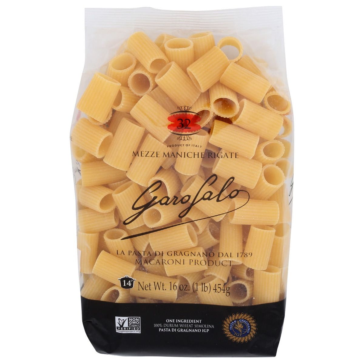 GAROFALO: Mezze Maniche Rigate Pasta, 16 oz - #tag1# - #tag2#