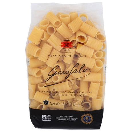 GAROFALO: Mezze Maniche Rigate Pasta, 16 oz - #tag1# - #tag2#