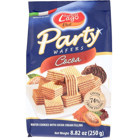 GASTONE LAGO: Cacao Wafers Party Bag, 8.82 oz - Sunshine Co Op. - #tag1# - #tag2# - #tag3# - #tag4#