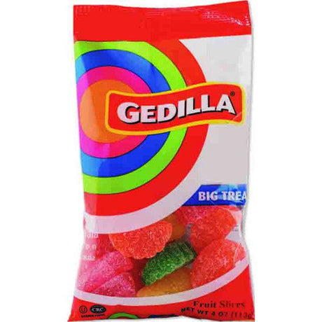 GEDILLA: Candy Fruit Slice Astd, 4 oz - #tag1# - #tag2#