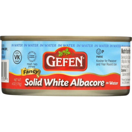 GEFEN: Gefen Solid White Albacore in Water, 6 oz - #tag1# - #tag2#