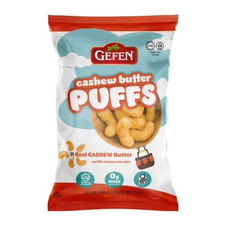 GEFEN: Puffs Cashew Butter, 1.94 oz - #tag1# - #tag2#