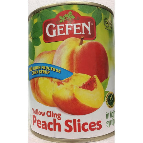 GEFEN: Yellow Cling Peach Slices, 28 oz - #tag1# - #tag2#
