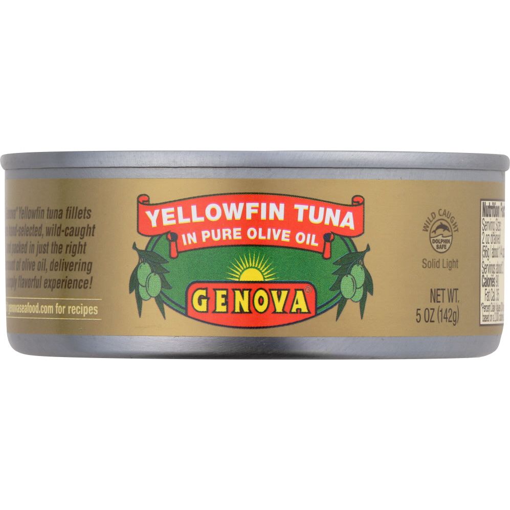 GENOVA: Tonno Solid Lt Tuna Oil, 5 oz - #tag1# - #tag2#