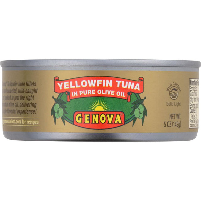 GENOVA: Tonno Solid Lt Tuna Oil, 5 oz - #tag1# - #tag2#