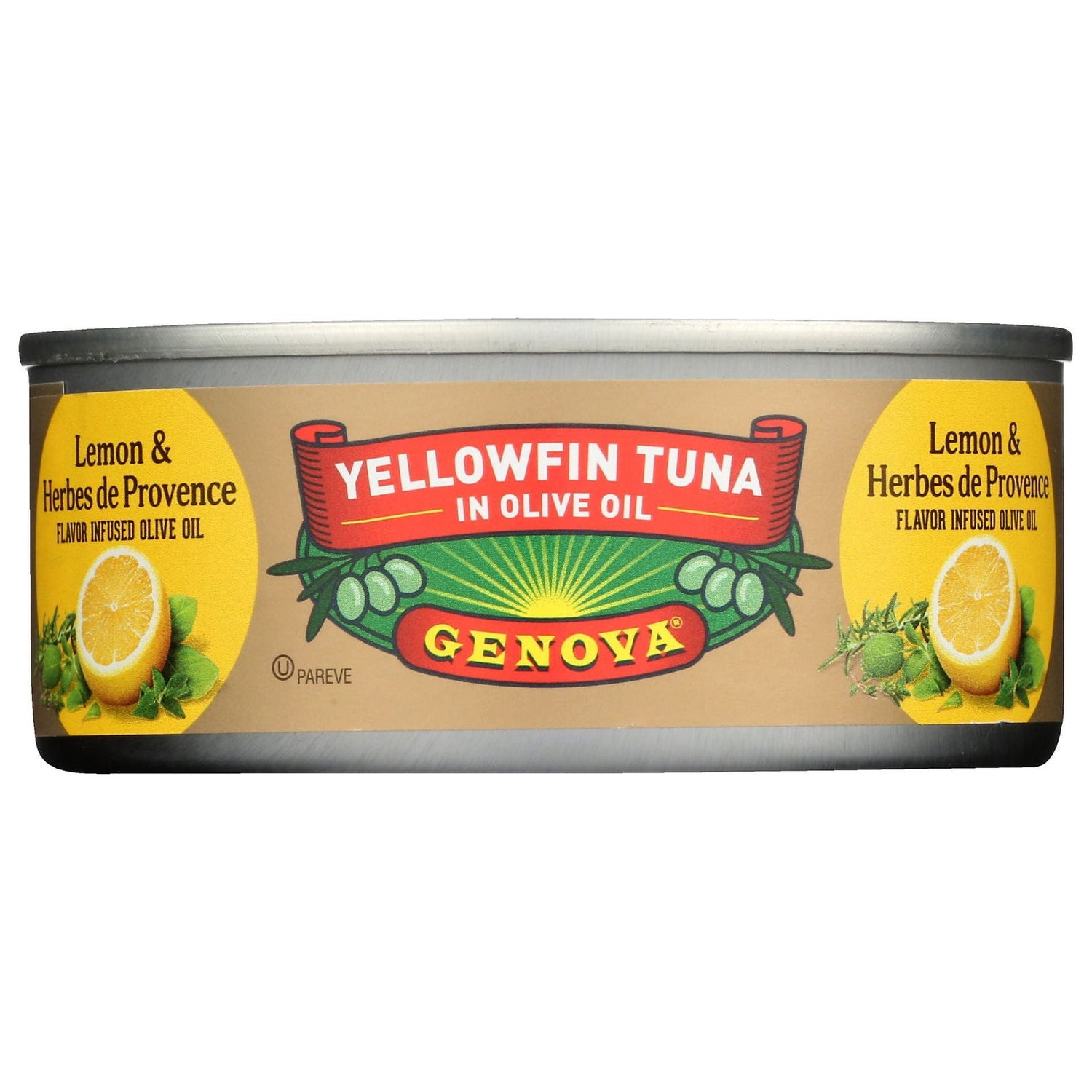 GENOVA: Tuna Yellowfin Lemon Herbs Olive Oil, 5 oz - #tag1# - #tag2#