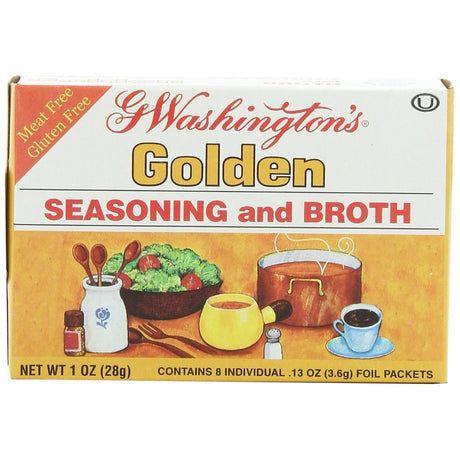 GEORGE WASHINGTON: Broth Seasoning Golden, 1 oz - Sunshine Co Op. - #tag1# - #tag2# - #tag3# - #tag4#