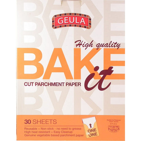 GEULA: Cut Parchment Paper, 30 ea - #tag1# - #tag2#