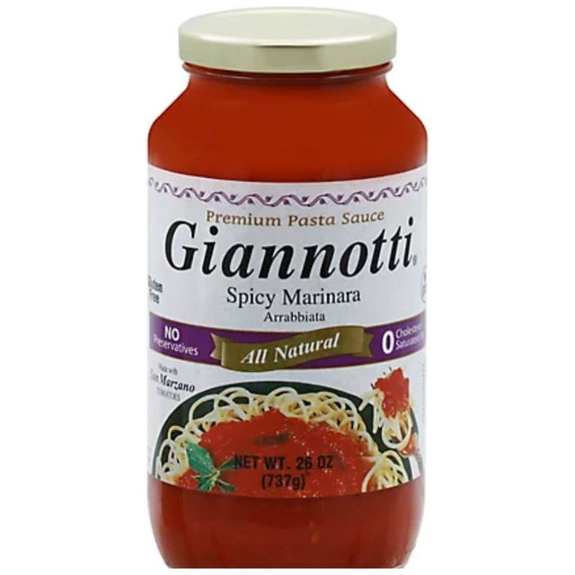 GIANNOTTI: Arrabbiata Marinara Sauce, 26 oz - #tag1# - #tag2#