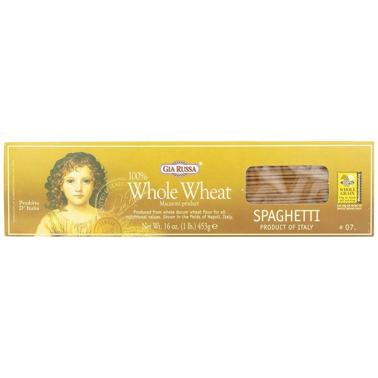 GIA RUSSA: Whole Wheat Spaghetti, 16 oz - #tag1# - #tag2#