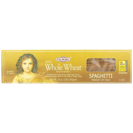 GIA RUSSA: Whole Wheat Spaghetti, 16 oz - #tag1# - #tag2#