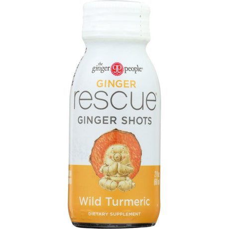 GINGER PEOPLE: Ginger Rescue Ginger Shots Turmeric, 2 oz - Sunshine Co Op. - #tag1# - #tag2# - #tag3# - #tag4#