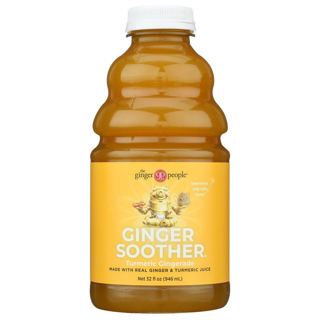 GINGER PEOPLE: Ginger Soother Turmeric Gingerade, 32 oz - Sunshine Co Op. - #tag1# - #tag2# - #tag3# - #tag4#