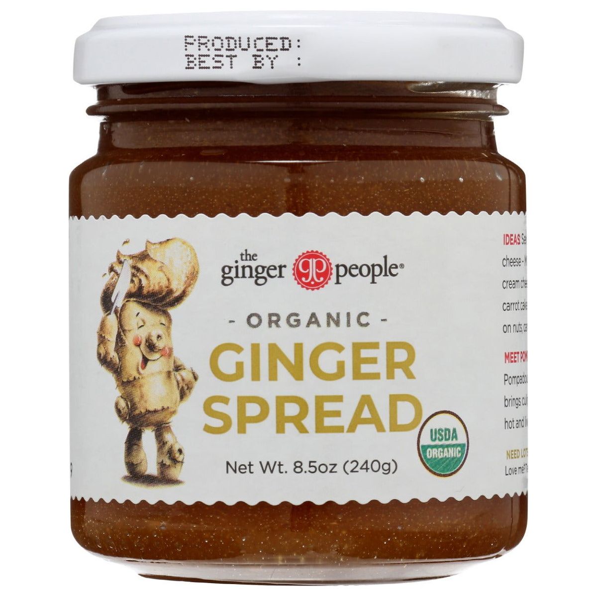 GINGER PEOPLE: Organic Ginger Spread, 8.5 oz - Sunshine Co Op. - #tag1# - #tag2# - #tag3# - #tag4#