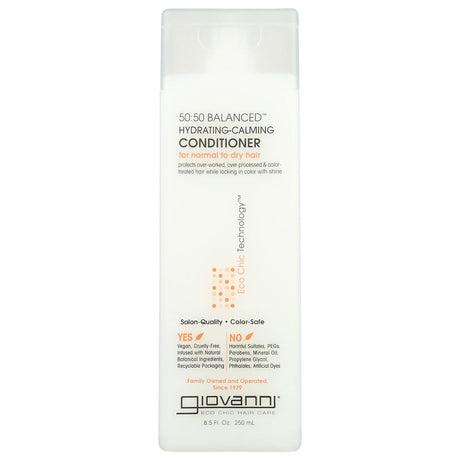GIOVANNI COSMETICS: 50:50 Balanced Hydrating Calming Conditioner Normal To Dry Hair, 8.5 oz - #tag1# - #tag2#