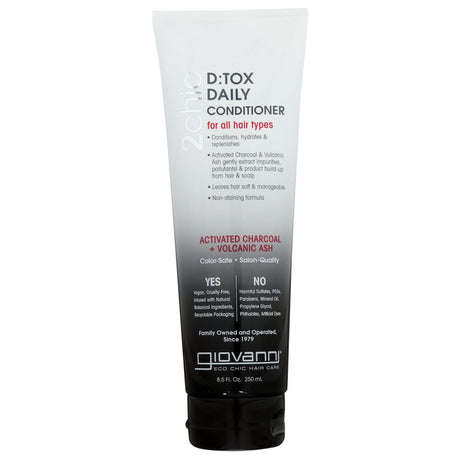 GIOVANNI COSMETICS: Condtnr 2Chic Dtox Daily, 8.5 oz - #tag1# - #tag2#