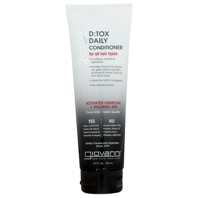 GIOVANNI COSMETICS: Condtnr 2Chic Dtox Daily, 8.5 oz - #tag1# - #tag2#