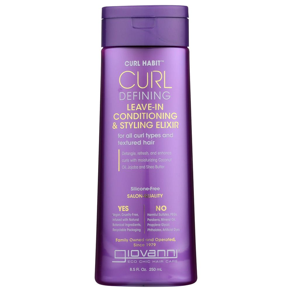 GIOVANNI COSMETICS: Curl Habit Curl Defining Leave In Conditioner, 8.5 fo - #tag1# - #tag2#