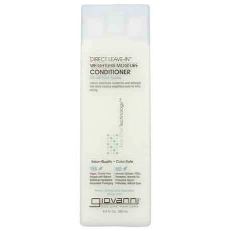 GIOVANNI COSMETICS: Direct Leave-in Conditioner, 8.5 oz - #tag1# - #tag2#