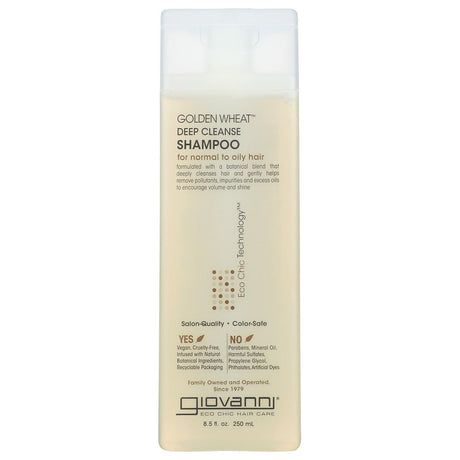 GIOVANNI COSMETICS: Golden Wheat Shampoo For Normal To Oily Hair, 8.5  oz - #tag1# - #tag2#