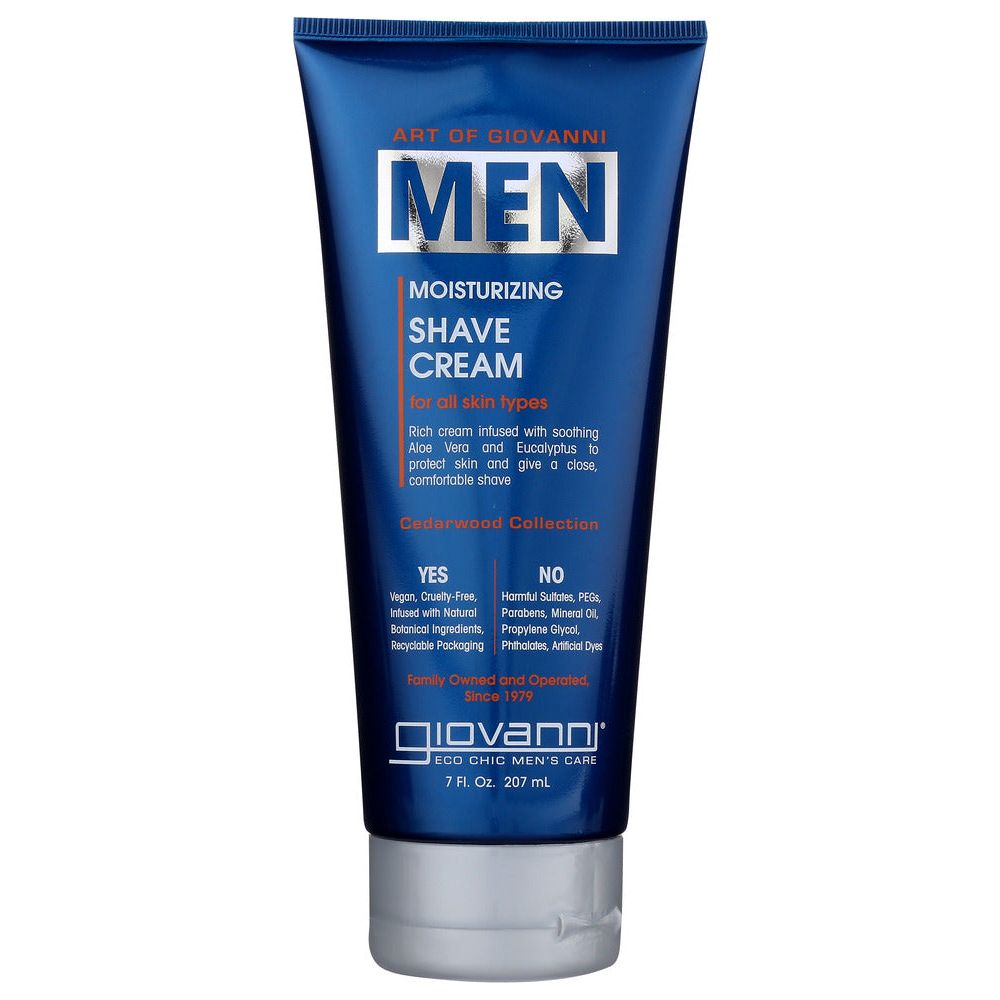 GIOVANNI COSMETICS: Men Moisturizing Shave Cream, 7 fo - #tag1# - #tag2#