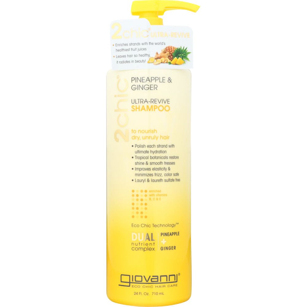 GIOVANNI COSMETICS: Pineapple Ginger Ultra-Revive Shampoo, 24 fo - #tag1# - #tag2#