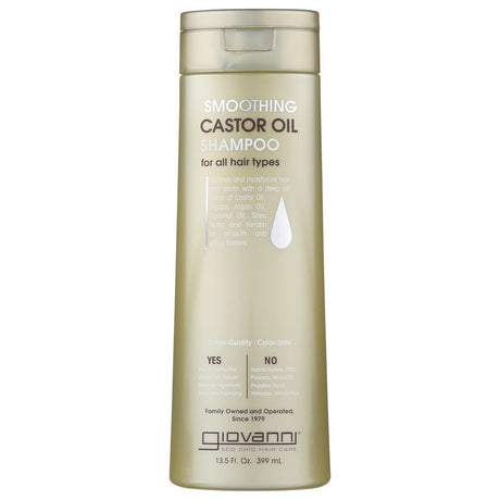GIOVANNI COSMETICS: Smoothing Castor Oil Shampoo, 13.5 oz - #tag1# - #tag2#