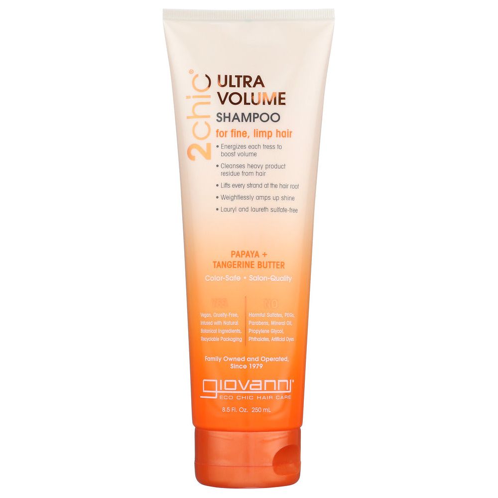 GIOVANNI COSMETICS: Tangerine & Papaya Butter Ultra-Volume Shampoo, 8.5 oz - #tag1# - #tag2#