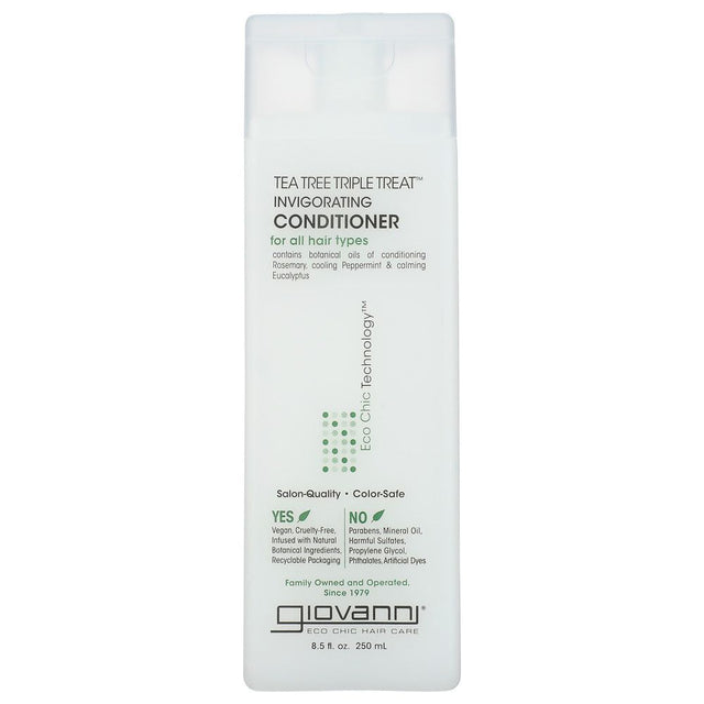 GIOVANNI COSMETICS: Tea Tree Triple Treat Conditioner, 8.5 oz - #tag1# - #tag2#