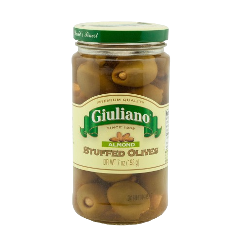 GIULIANO: Almond Stuffed Olives, 6.5 oz - #tag1# - #tag2#