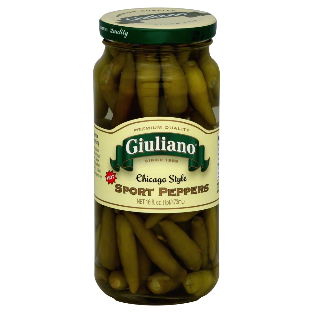 GIULIANO: Chicago Style Sport Peppers, 16 oz - #tag1# - #tag2#