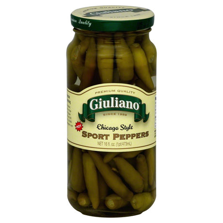GIULIANO: Chicago Style Sport Peppers, 16 oz - #tag1# - #tag2#