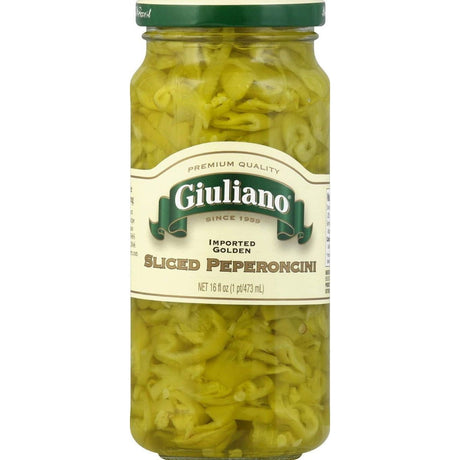 GIULIANO: Golden Sliced Greek Peperoncini, 16 oz - Sunshine Co Op. - #tag1# - #tag2# - #tag3# - #tag4#