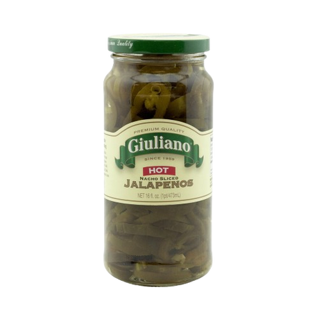 GIULIANO: Hot Nacho Sliced Jalapenos, 16 oz - #tag1# - #tag2#